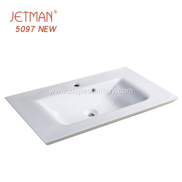 Mid-edge Countertop Hand Wash Basin Bathroom Ceramic sinks